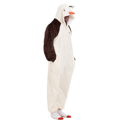 Snuggs Blanket Animal Onesie Snowman